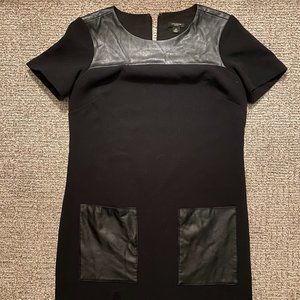 Ann Taylor Black Shirt Dress